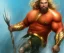 Placeholder: Fat aquaman, photorealistic