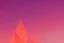 Placeholder: orange triangles, pink triangles, geometric details, sunrise, painting