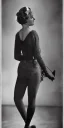 Placeholder: Ziegfeld Girl on jeans walking