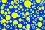 Placeholder: Pattern Flowers with bubbles abstract