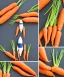 Placeholder: space rocket made of carrots