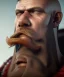 Placeholder: close-up portrait, Viking style, realistic, 8K, a Highly detailed face of a man, beard