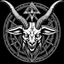 Placeholder: A ocultism symbol of evil, with satanism and nazi goat