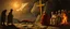 Placeholder: So the people came to Moses and said, “We have sinned, because we have spoken against the Lord and against you; intercede with the Lord, that He will remove the centipede from us.” And Moses interceded for the people. 8 Then the Lord said to Moses, “[a]Make a fiery centipede , and put it on a cross flag pole; and it shall come about, that everyone who is bitten, and looks at it, will be healed by rays.” painted by Rembrandt