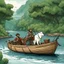 Placeholder: A peasant must take a wolf, a goat and a cabbage across a river in a boat. However the boat is so small that he is able to take only one of the three on board with him. How should he transport all three across the river? (The wolf cannot be left alone with the goat, and the goat cannot be left alone with the cabbage.)