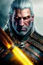 Placeholder: arcane style, Highly detailed portrait of (Geralt) of Rivia, the witcher, yellow eyes, witcher video game, unreal engine, global illumination, radiant light, detailed and intricate environment, 8k, art by artgerm and greg rutkowski and alphonse mucha