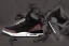 Placeholder: Jordan 3 black cement sneaker. In flames.