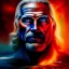 Placeholder: Ultra detailed fullbody Portrait in oil on canvas of Captain Atom ,intense stare,extremely detailed digital painting, extremely detailed face,crystal clear Big eyes, mystical colors ,perfectly centered image, perfect composition, rim light, beautiful lighting,masterpiece,8k, stunning scene, raytracing, anatomically correct, in the style of robert e howard and Ken Kelley and Ohrai Noriyoshi and Simon Bisley and tomzj1