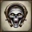 Placeholder: steampunk monkey headskull worrior