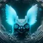 Placeholder: intricate details, realistic, octane, unreal engine, portrait, natural lighting,insanely, elegant, blue neon wearing,neon lighting, detail, bokeh, fantasy art style, volumetric lighting, extreme detail, Photorealism, High detail, Hyper realistic Owl in forest, macro lens blur,abstract paint, sharp focus, 85mm, polaroid, cinematic, cinema4d, HDR, 8k