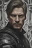 Placeholder: Nikolaj Coster-Waldau Stocholm city oil paiting by artgerm display Hans Ruedi Giger style style dream, symptom, image artgerm display style punk anarchists