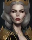 Placeholder: old evil queen in black leather gown, femme fatale, volouptous, busty, cleavage, angry, emperious, 8k resolution concept art portrait by Greg Rutkowski,