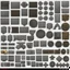 Placeholder: sprite sheet 32x32 metal scrap, metal trash, metal component