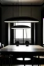 Placeholder: A minimal style chandelier made oval shape