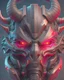 Placeholder: Best quality, masterpiece, ultra high definition,Futuristic, cyberpunk,Oni mask, Comic style