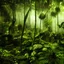 Placeholder: 8k photo realistic cinematic potrait of beautiful rain forest inside view photo shot