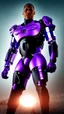 Placeholder: Cyborg's man nion purple clarity High quality 4k 8k HD
