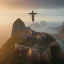 Placeholder: Christ the Redeemer, beautiful, landscape,sunset, unreal engine 5, cinematic lighting, photorealistic, realistic, hyper detailed, 8k, octane render, cinema 4d