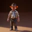 Placeholder: Indiana Jones toddler, full body, dramatic lighting, hyper realistic