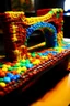 Placeholder: A bridge made out of candy painted by Vincent van Gogh