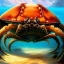 Placeholder: ultra detailed fullbody Drawing of Sea monster Giant Crab on the shore , extremely detailed digital painting, intrincate, extremely detailed face,crystal clear Big eyes, in the style of Frank Frazetta, mystical colors , perfectly centered image, perfect composition, rim light, beautiful lighting, 8k, stunning scene, raytracing