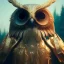 Placeholder: realistic, octane portrait, natural lighting,full body glint gold metal,insanely,elegant, bokeh, volumetric lighting, extreme detail, Photorealism, High detail, Hyper realistic Owl in forest, macro lens blur,abstract paint, cinematic, cinema4d, HDR, 8k