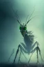 Placeholder: freddy kreuger as a grasshopper, trending art, 8k, depth of field, volumetric fog