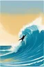 Placeholder: [surf illustration by rené gruau] À l’aube, je me lève, Vers La Piste, la planche sous le bras, Sur la vague, je me lève aussi, Une, deux, trois fois, je vole.