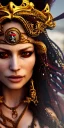 Placeholder: portrait of ultrabeautiful face of Pirate Queen, gorgeous, stunning, intense, intricate details, photo realistic, finely detailed outfit, extremely ornate, octane render, Unreal Engine, by Weta Digital, by Wêtà FX, by WLOP, Cinematic, Color Grading, Editorial Photography, Photography, Photoshoot, Shot on 70mm, Ultra-Wide Angle, Depth of Field, DOF, Tilt Blur, Shutter Speed 1/1000, F/22, Gamma