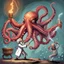 Placeholder: Biblical mad scientist battles biblical octopus