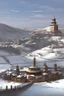 Placeholder: The circular walled town itself was placed upon a hill, with snowy plains stretching in all directions. There were three gates: north, south, and east. City Hill sat just outside the wall to the northeast of the city.