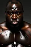 Placeholder: big black oily men