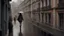 Placeholder: "Generate a hyperrealistic photo of a girl walking in the rain on the street, captured from a balcony in a building. Pay attention to realistic details such as raindrops, puddles, and urban lighting. Capture the authenticity of the scene, including the girl's facial expression, wet clothing texture, and reflections. Use high-quality rendering techniques for a visually striking and emotive portrayal of this urban rainy moment."