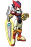 Placeholder: Megaman Zero Omega, Black and Silver Pallete