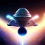 Placeholder: Space mothership, alien style, metalic color, hyper realistic, blur