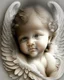 Placeholder: Design of a baby girl in the form of an angel