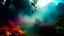 Placeholder: A wallpaper, magic, mystic background, enchanted garden, smoke, magic fog, warn colours