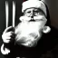 Placeholder: Father Christmas alien old photo