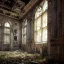 Placeholder: abandoned, two story building, crumbling, debris, weeds, 8k resolution, high-quality, elaborate, fine-detail, intricate, baroque, detailed matte, digital art, volumetric lighting, illustration, 3D octane render, brian froud, howard lyon, selina french, anna dittmann, annie stokes, lisa parker, greg rutowski