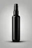 Placeholder: BLACK REALISTIC SERUM BOTTLE ON WHITE BACKGROUND