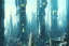 Placeholder: Art by John Berkey and John Harris, futuristic city, high rise, smooth, sharp focus, higly detailed, digital painting, concept art, elegant, centered, Taris Star Wars, connected