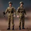 Placeholder: G.I. Joe toy doll army soldier Donald Trump face, guns ,boots, helmet