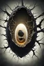 Placeholder: a haunting image of an embryonic human emerging from a cracked egg