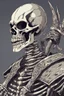 Placeholder: skeleton warrior, anime style, portrait