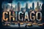Placeholder: Prompt : A striking high-contrast, cinematic photo-style vertical collage that captures the essence of the City. Each letter of "CHICAGO" is represented by a dynamic and vibrant scene, with different iconic landmarks and moments in time. Grand buildings and Parks dominate the background, while smaller scenes such as bustling street life, yellow taxis, and people performing various activities fill the foreground. The overall mood is energetic and lively, with an emphasis on the vibrant spirit of