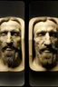 Placeholder: Stereoscope image of a human face