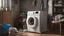 Placeholder: disassembled household washing machine