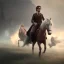 Placeholder: Full body, 3d render, Harry Potter 1800's men style, 1800's hair style, 1800's men clothes style, riding horse, hyper realistic, octane render, unreal engine 5, 8k, palace background, uhd