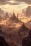 Placeholder: Mystical, Desert, Fantasy, City, above