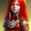 Placeholder: Full body Red hair halfling girl